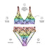 LGBTQ Rainbow Pride Aloha High-Waisted Bikini