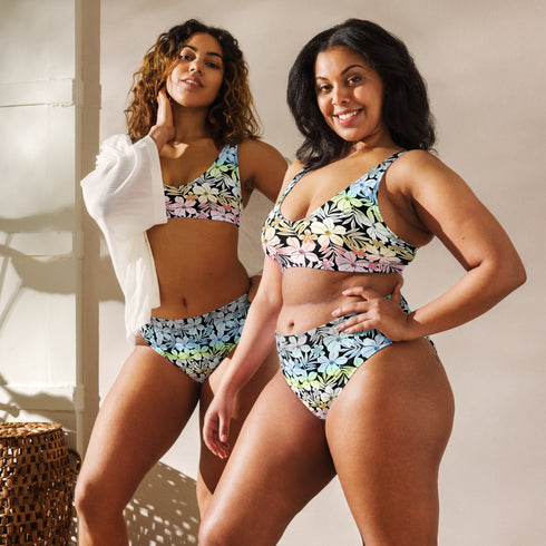 Queer Pride Aloha High-Waisted Bikini