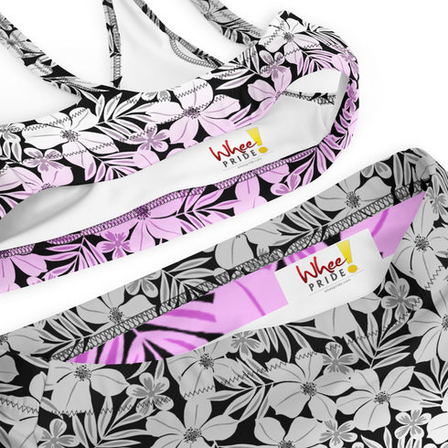 Asexual Pride Aloha High-Waisted Bikini