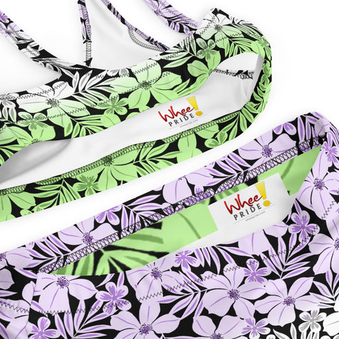 Genderqueer Pride Aloha High-Waisted Bikini