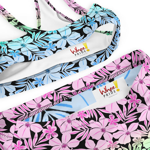 Polysexual Pride Aloha High-Waisted Bikini