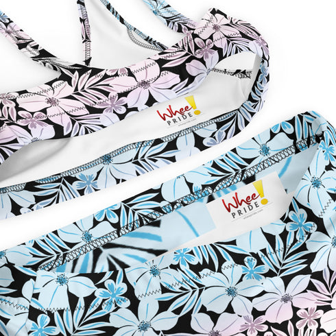 Transgender Pride Aloha High-Waisted Bikini