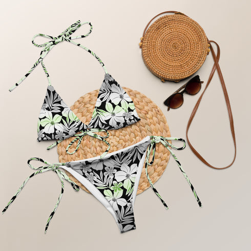 Agender Pride Aloha String Bikini