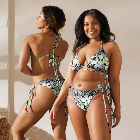 Agender Pride Aloha String Bikini