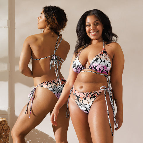 Lesbian Pride Aloha String Bikini