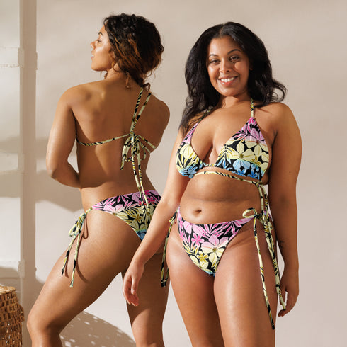 Pansexual Pride Aloha String Bikini