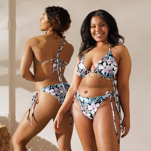 Transgender Pride Aloha String Bikini