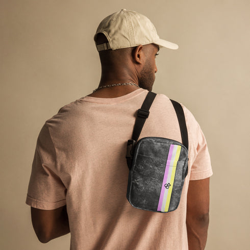 Twink Pride Grunge Stripe Crossbody Bag