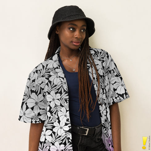 Asexual Pride Aloha Hawaiian Shirt