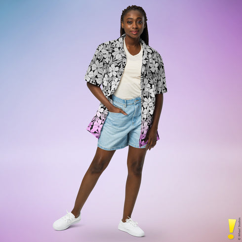 Asexual Pride Aloha Hawaiian Shirt