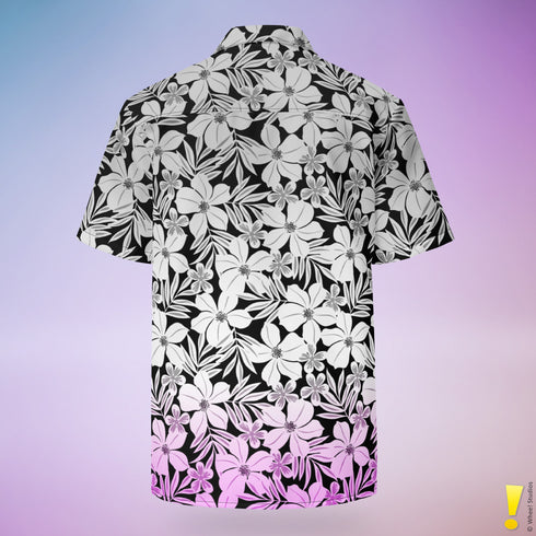 Asexual Pride Aloha Hawaiian Shirt
