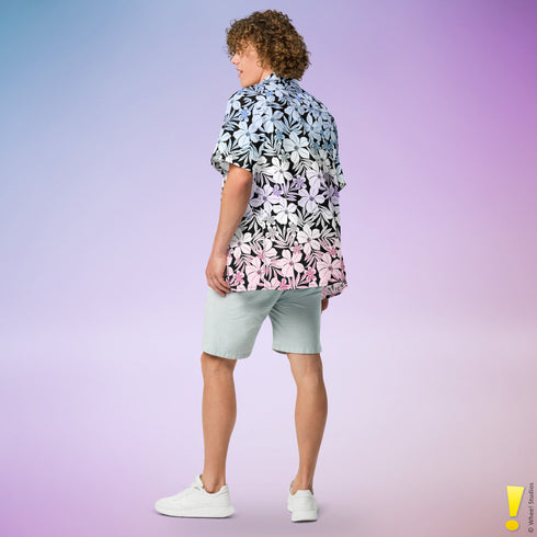 Bigender Pride Aloha Hawaiian Shirt