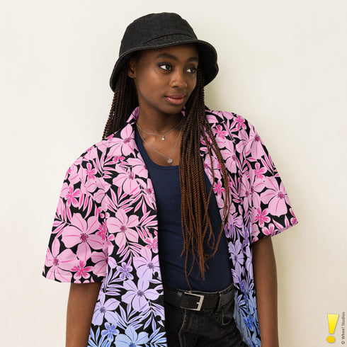 Bisexual Pride Aloha Hawaiian Shirt