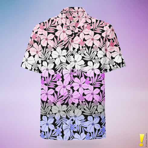 Genderfluid Pride Aloha Hawaiian Shirt