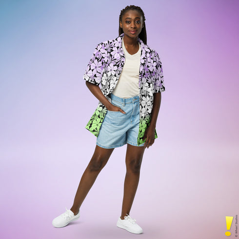 Genderqueer Pride Aloha Hawaiian Shirt