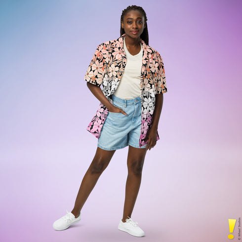 Lesbian Pride Aloha Hawaiian Shirt