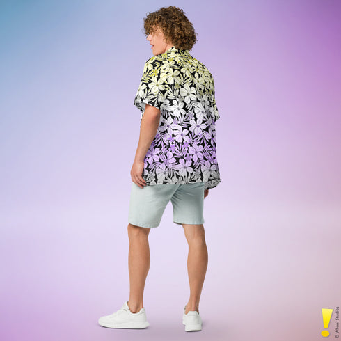Nonbinary Pride Aloha Hawaiian Shirt