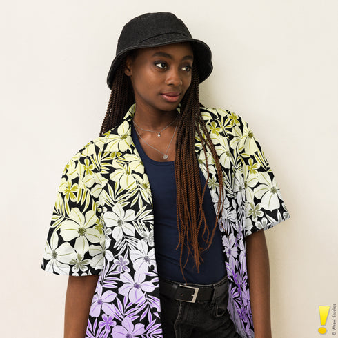 Nonbinary Pride Aloha Hawaiian Shirt