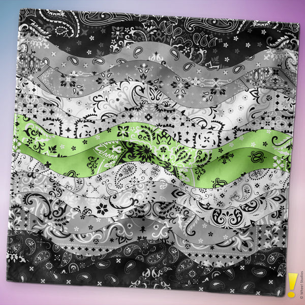 Agender Pride Waves Bandana