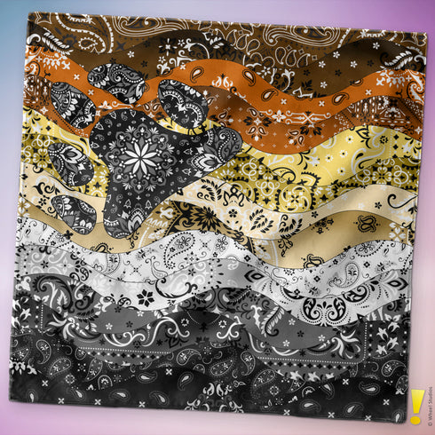 Bear Pride Waves Bandana