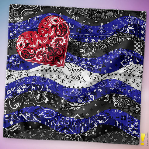 Leather Pride Waves Bandana