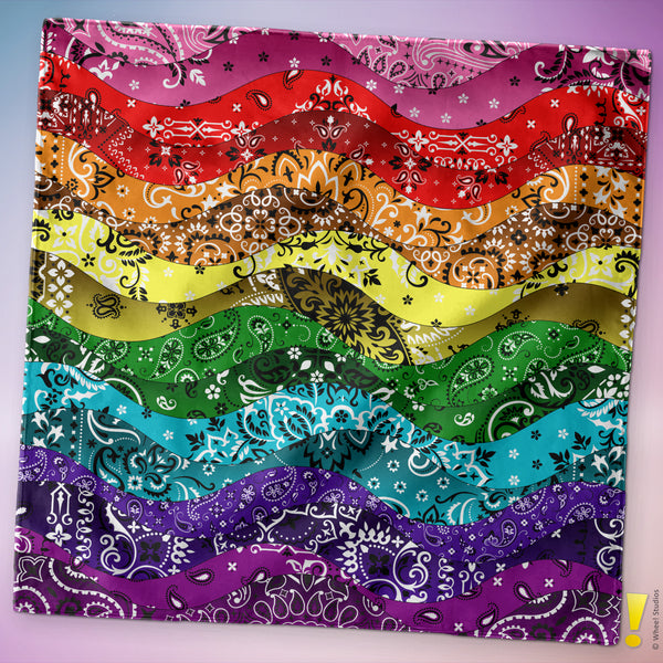 Original LGBTQ Pride Waves Bandana