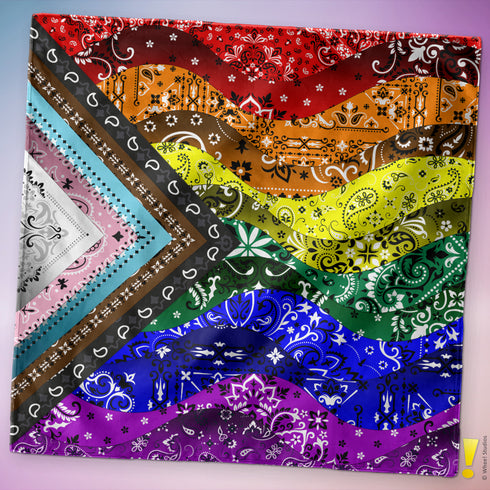 LGBTQ Progress Pride Waves Bandana