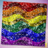 LGBTQ Rainbow Waves Bandana