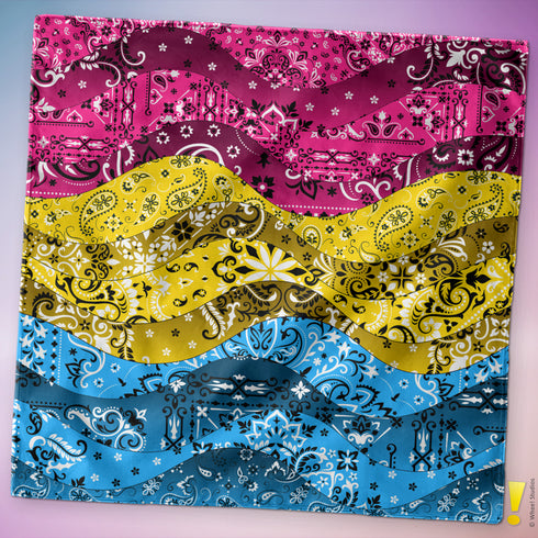 Pansexual Pride Waves Bandana