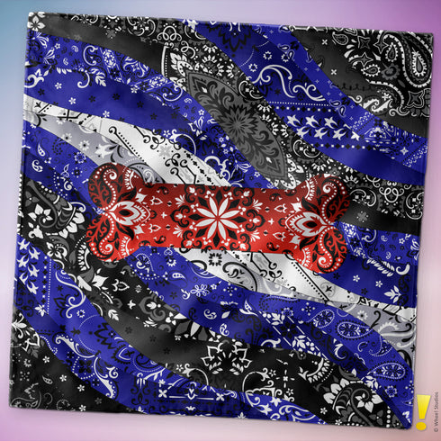 Pup Pride Waves Bandana