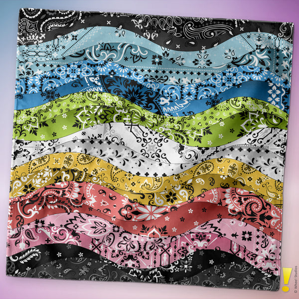 Queer Pride Waves Bandana