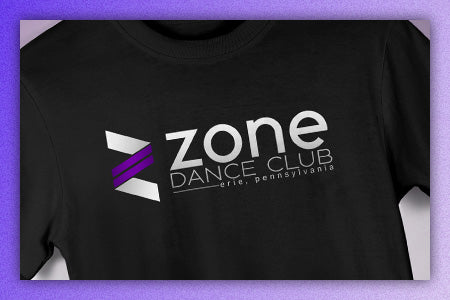 The Zone Dance Club Logo T-Shirt in Black