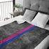 Grunge Bisexual Pride Flag Stripe Velveteen Plush Blanket