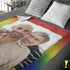 Personalized Photo LGBTQ Pride Velveteen Plush Blanket
