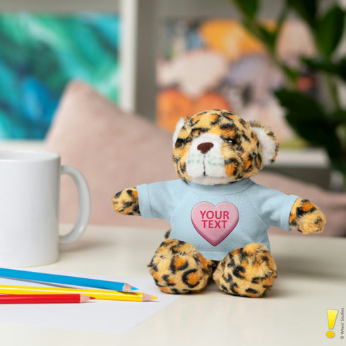 Personalized Candy Heart Stuffed Animal with Tee