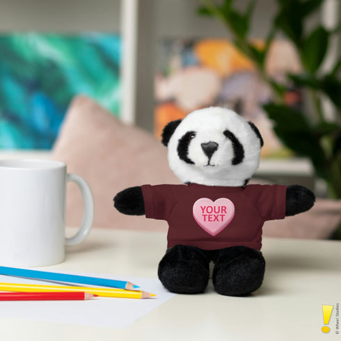 Personalized Candy Heart Stuffed Animal with Tee