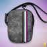 Asexual Pride Grunge Stripe Crossbody Bag