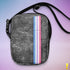 Bigender Pride Grunge Stripe Crossbody Bag