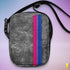 Bisexual Pride Grunge Stripe Crossbody Bag