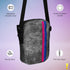 Bisexual Pride Grunge Stripe Crossbody Bag