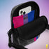 Bisexual Pride Grunge Stripe Crossbody Bag