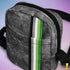 Aromantic Pride Grunge Stripe Crossbody Bag
