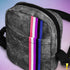 Genderfluid Pride Grunge Stripe Crossbody Bag