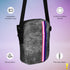Genderfluid Pride Grunge Stripe Crossbody Bag