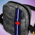 Leather Pride Grunge Stripe Crossbody Bag