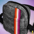 Lesbian Pride Grunge Stripe Crossbody Bag