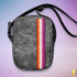 Lesbian Pride Grunge Stripe Crossbody Bag