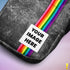 Original LGBTQ Pride Grunge Stripe Crossbody Bag