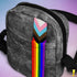 LGBTQ Progress Pride Grunge Stripe Crossbody Bag