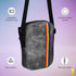 LGBTQ Rainbow Pride Grunge Stripe Crossbody Bag